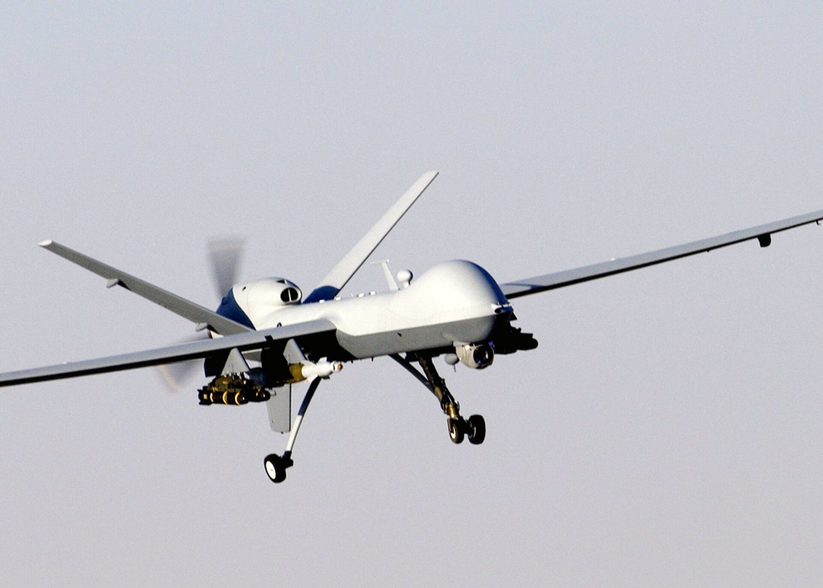MQ-9 Reaper military drone in flight
